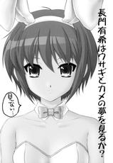 (C71) [U.R.C (MOMOYA SHOW-NEKO)] Nagato Yuuki wa Usagi to Kame no Yume wo Miru ka? (The Melancholy of Haruhi Suzumiya)-(C71) [U.R.C (桃屋しょう猫)] 長門有希はウサギとカメの夢をみるか？ (涼宮ハルヒの憂鬱)