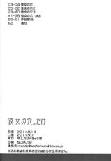 (C80) [SAOTOME-Laboratory] Kanojo no Ana, dake [English] [Chocolate]-