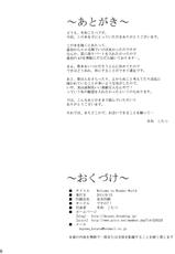 (C80) [Desuno!! (Fuyuwa Kotatsu)] Welcome to Wonder World (Touhou Project)-(C80) [ですの!! (冬和こたつ)] Welcome to Wonder World (東方Project)