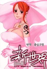 (C73) [Abradeli Kami (Bobobo)] Shinsekai (One Piece) [Korean] [중심구멍]-(C73) [油照紙 (ボボボ)] 新世界 (ワンピース) [韓国翻訳]
