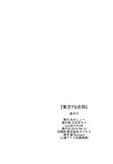 [Ameshoo (Mikatsuki Neko)] 東方TS合同　〇〇が✖✖になったら (Touhou Project)-