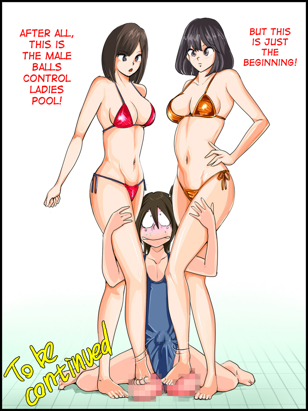 [Pecan (Makunouchi)] Monzetsu! Ladies Pool Joshou [English] [desudesu] [ピーカン (幕野内)] 悶絶レディースプール 序章 [英訳]