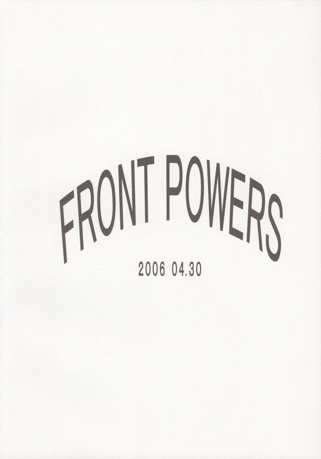 [Front Powers] Futaba Eita Raku Egaki Hon 