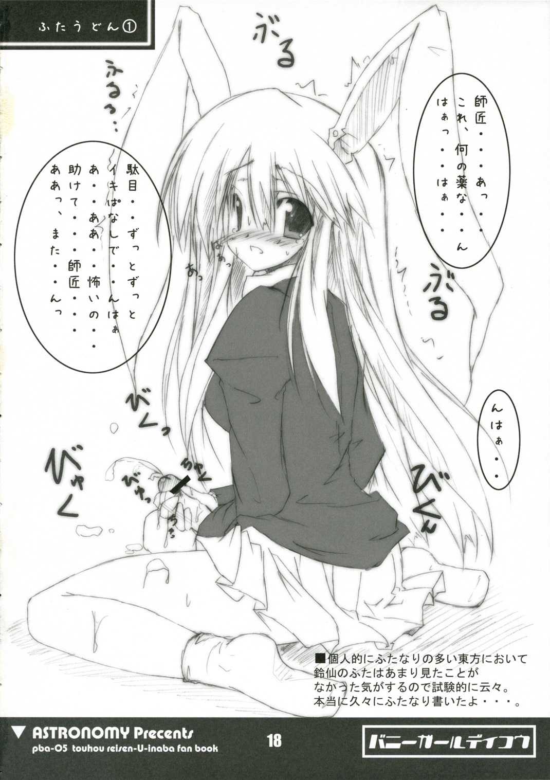 [ASTRONOMY (SeN)] Bunny Girl de Ikou (Touhou Project) [ASTRONOMY (SeN)] バニーガールでいこう (東方Project)
