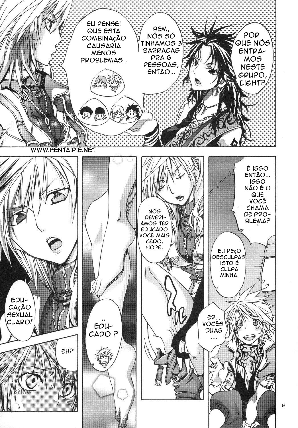 [Kurionesha] On Holiday With L Cie and Friends (Final Fantasy XIII)[Portuguese] 