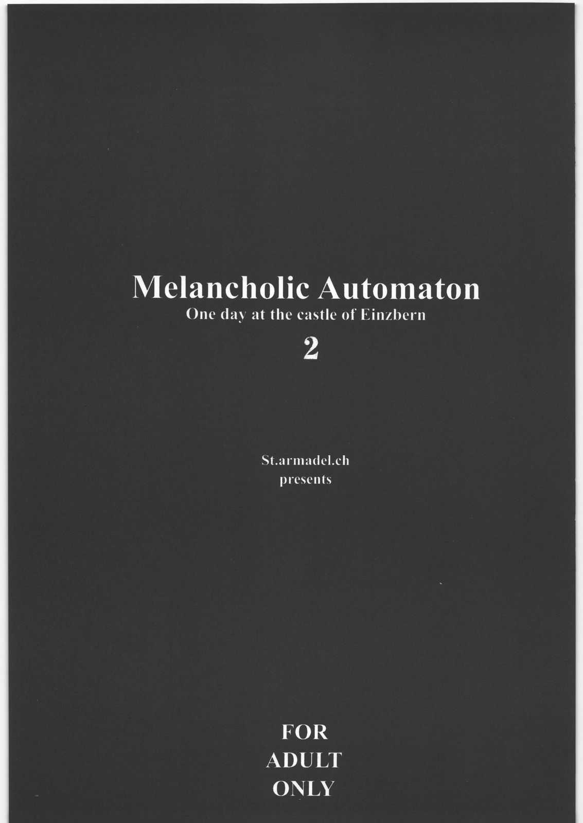 [St Armadel Ch (Kagetora)] Melancholic Automaton - One day at the castle of Einzbern - (Fate - hollow ataraxia) (同人誌)[聖アルマデル教会]Melancholic Automaton - One day at the castle of Einzbern -