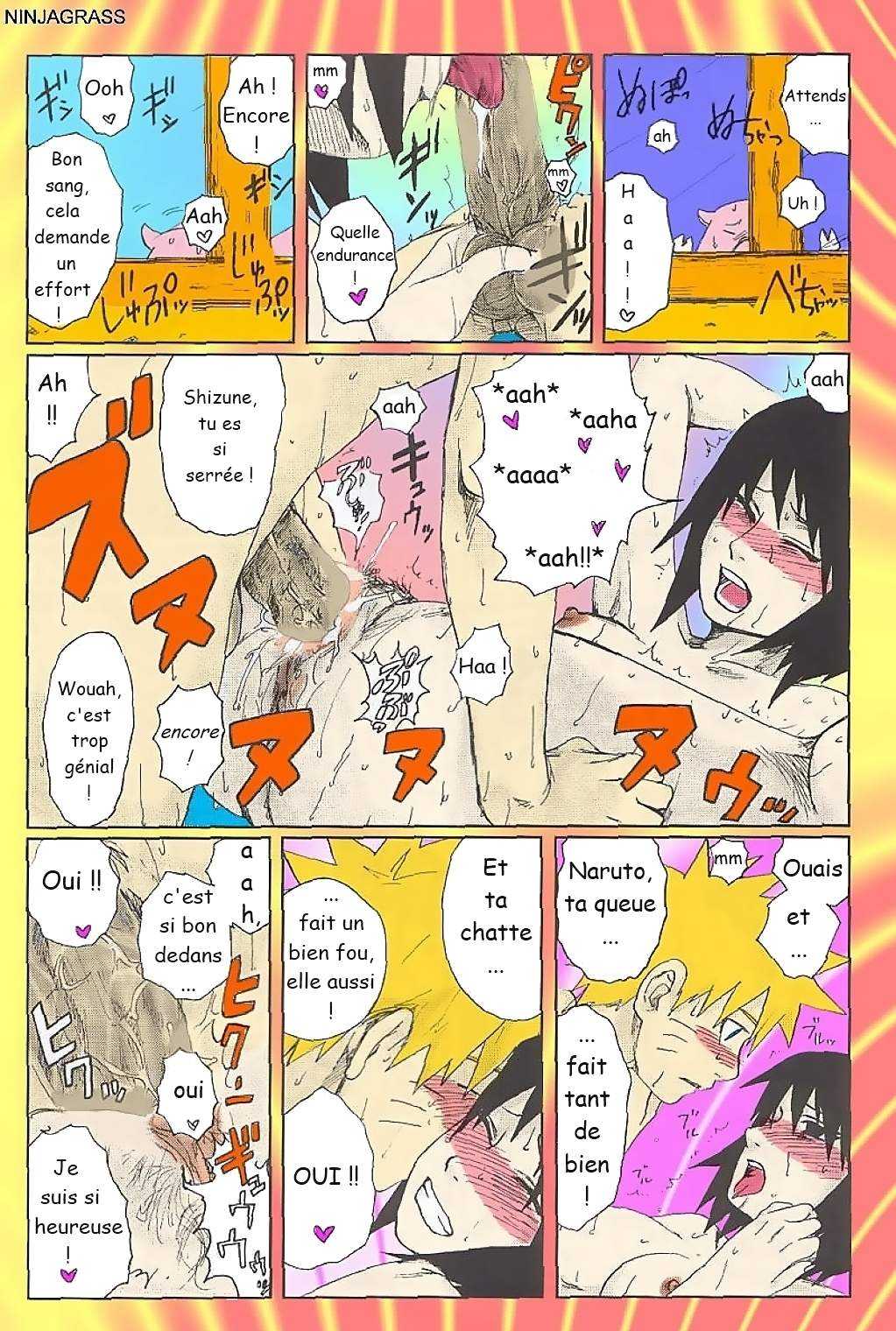 [PETS (rin, kuro, mei)] Nisemono (Naruto) [French] [Colorized] 