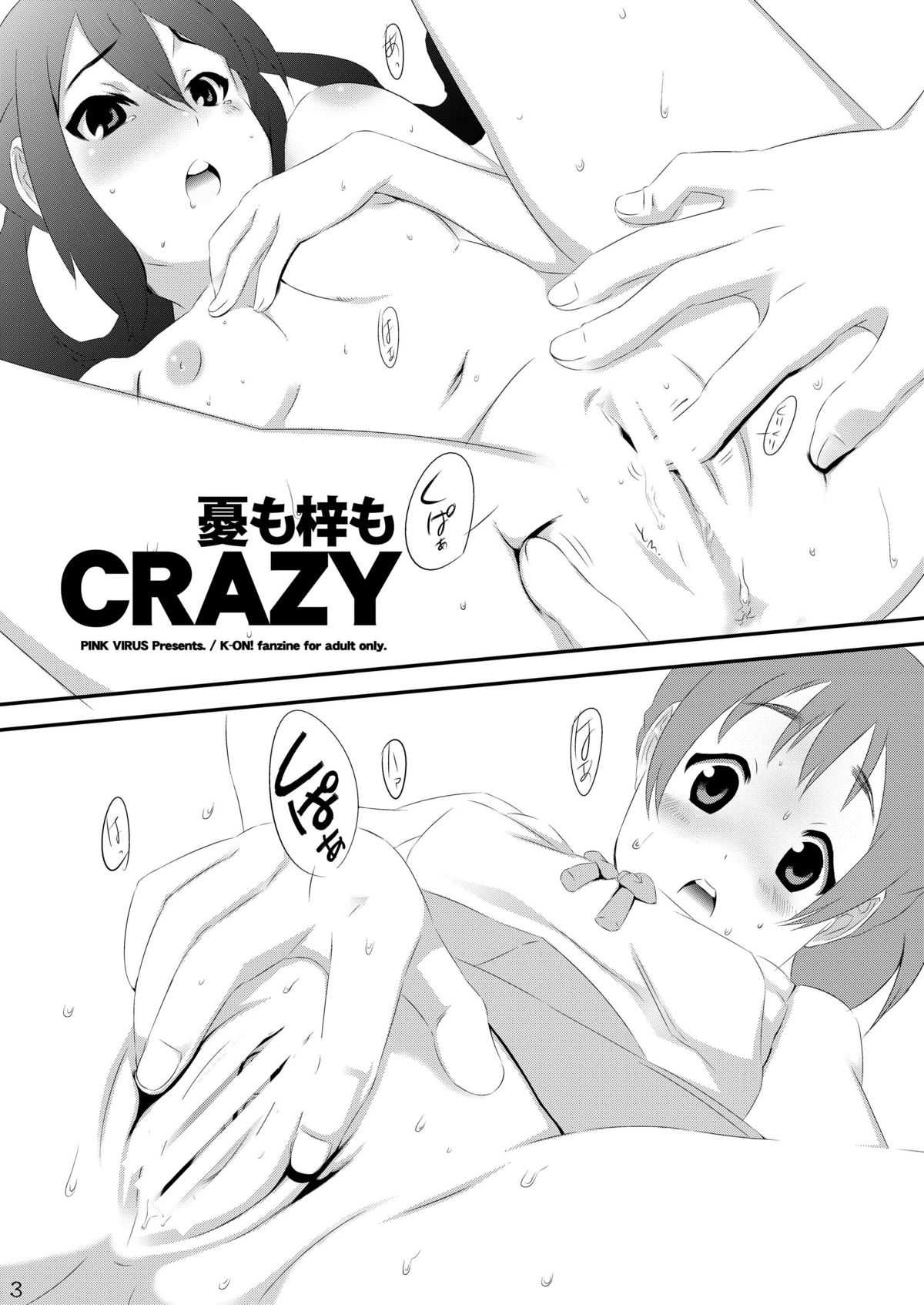 (C80) [PINK VIRUS (Hirotake)] Ui mo Azusa mo CRAZY (K-ON!) [Chinese] [工口神社汉化] (C80) [PINK VIRUS (ヒロタケ)] 憂も梓もCRAZY (けいおん!) [中国翻訳] [工口神社汉化]