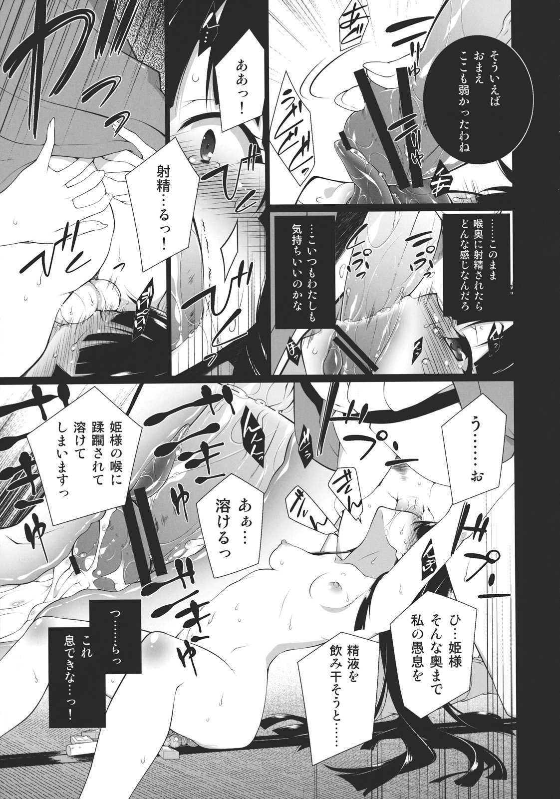 (C81) [TUKIBUTO] HI-Gin no Saji, Kuroi Tsuki (Touhou Project) (C81) [TUKIBUTO] HI-銀の匙、黒い月 (東方)