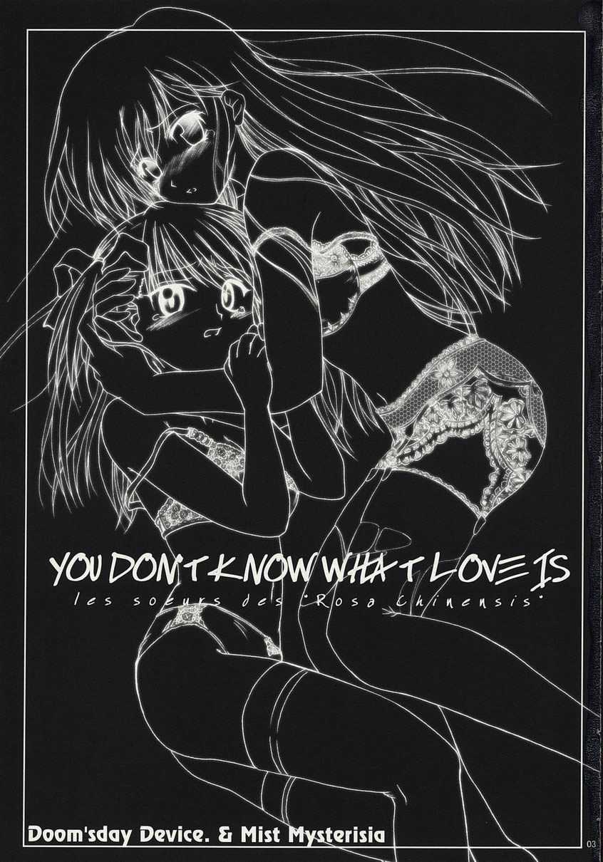 [Doom&#039;sday Device and Mist Mysteria] YOU DON&#039;T KNOW WHAT LOVE IS (Maria-sama ga Miteru) 