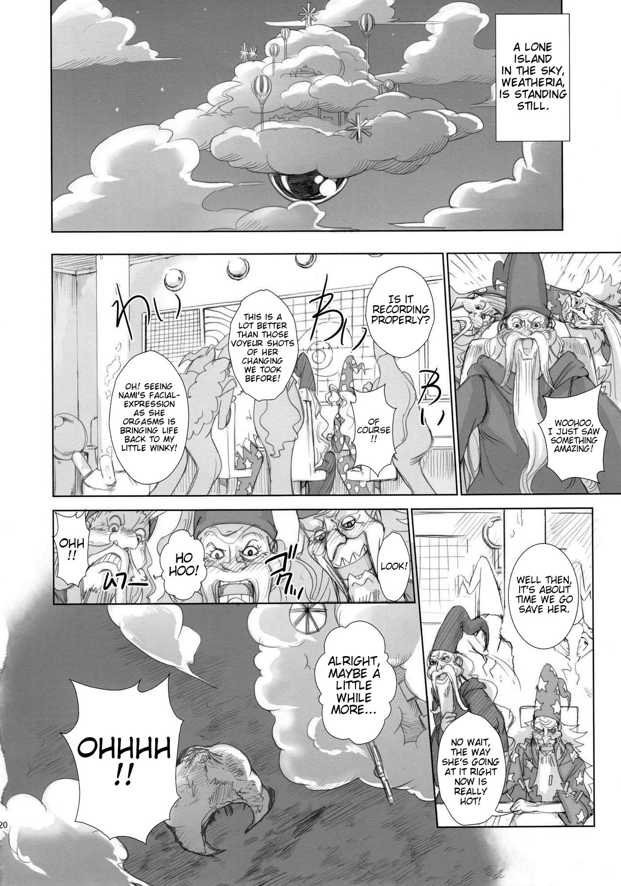 [Majimeya (Isao)] Gradline Chronicle 2 - Thunder-Tits (English) (One Piece) {doujin-moe.us} (C82) [真面目屋 (isao)] GrandLine Chronicle 2 雷乳 (ワンピース) [英訳]
