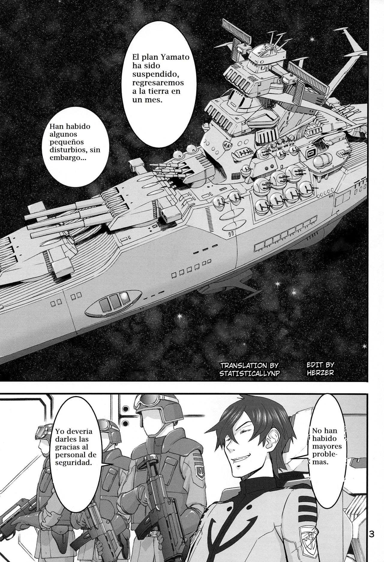 (C85) [High Thrust (Inomaru)] Kan Kan Nisshi (Space Battleship Yamato 2199) [Spanish] {Pesqu} (C85) [ハイスラスト (いのまる)] 艦姦日誌 (宇宙戦艦ヤマト2199) [スペイン翻訳]